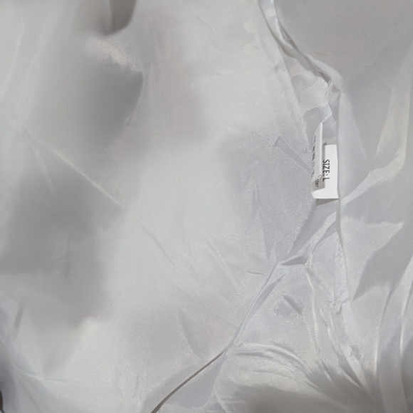 White Polyester Jacket - Picture 3 of 5